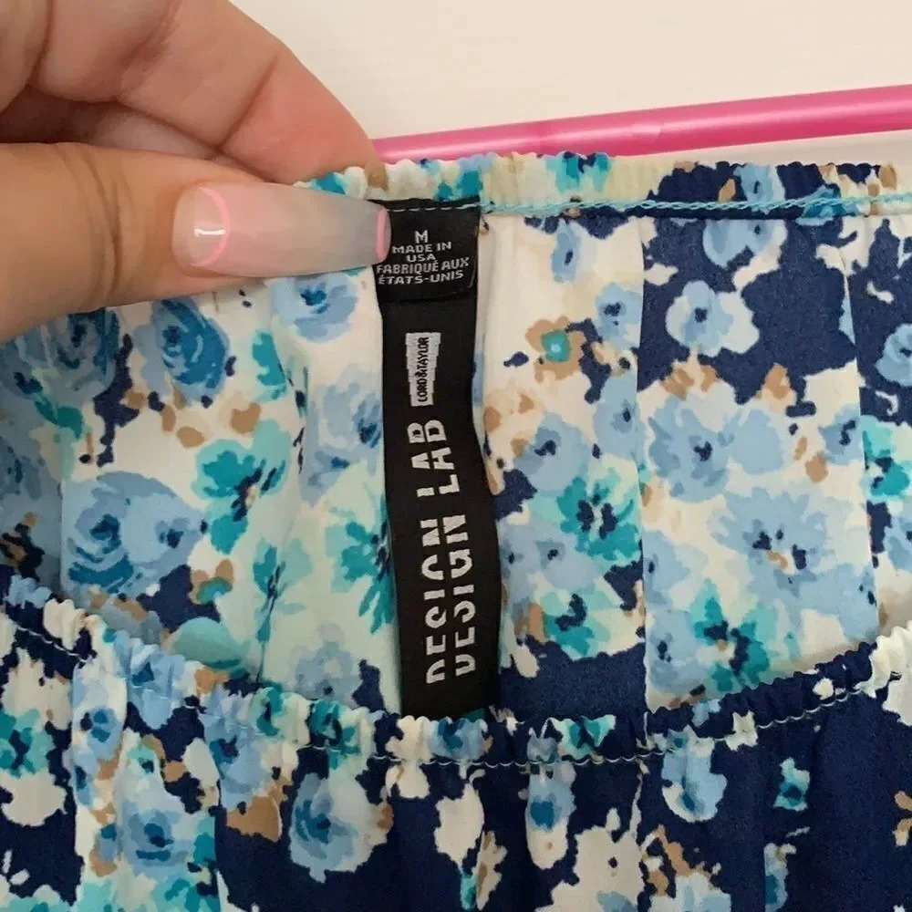Design lab sheer floral top - Picture 3 of 3